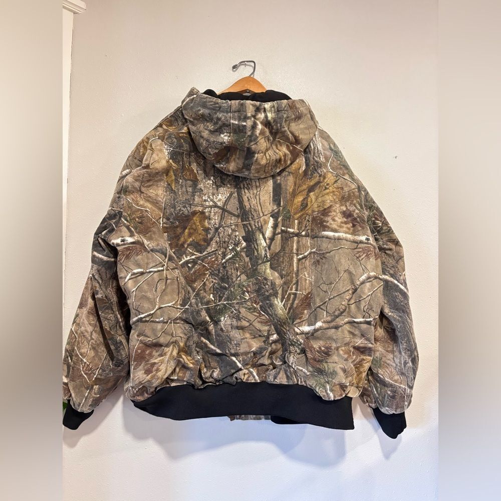 Signature by Levi Strauss & Co. Field Gear camo hooded jacket quilted lining - Picture 6 of 6
